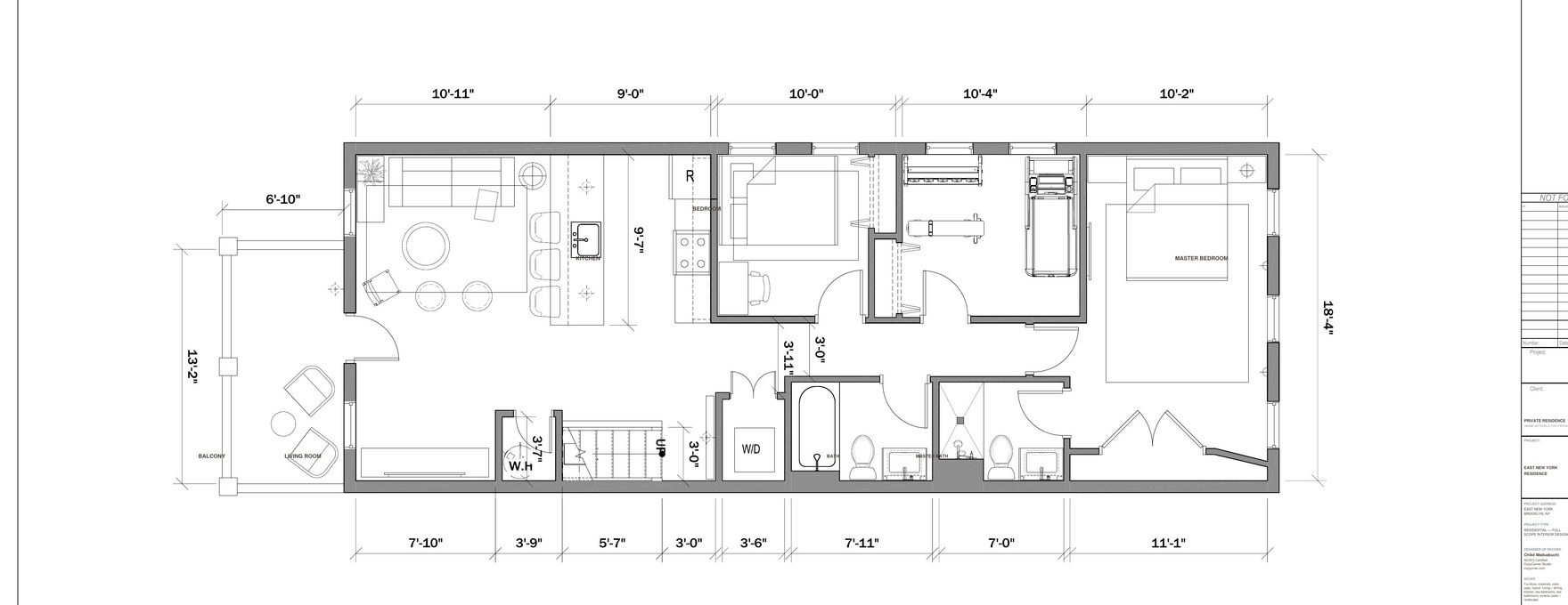 A-101 furniture plan thumbnail